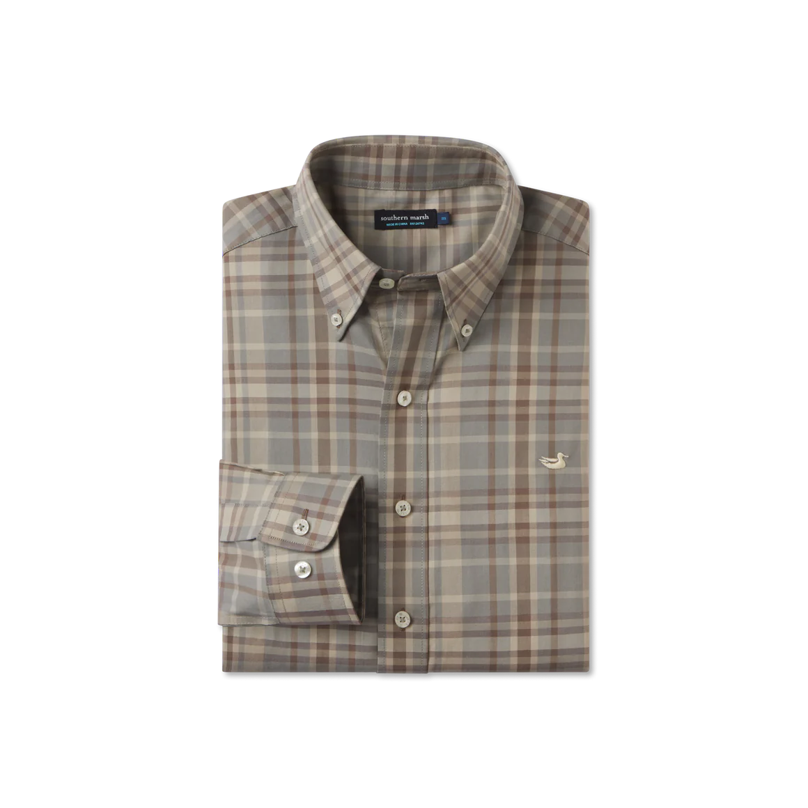 Southern Marsh — Blanco Dress Shirt