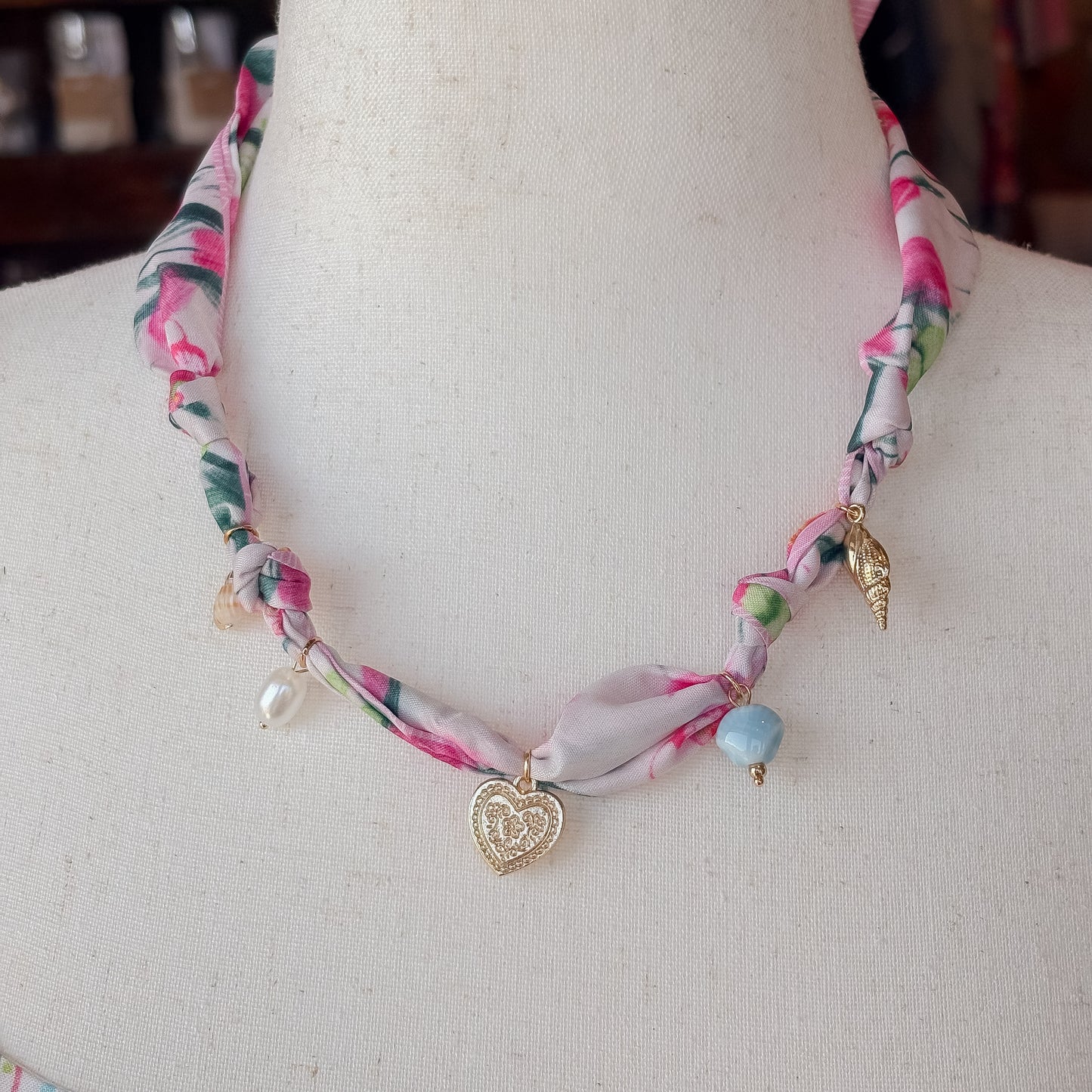 Scarf Charm Necklace