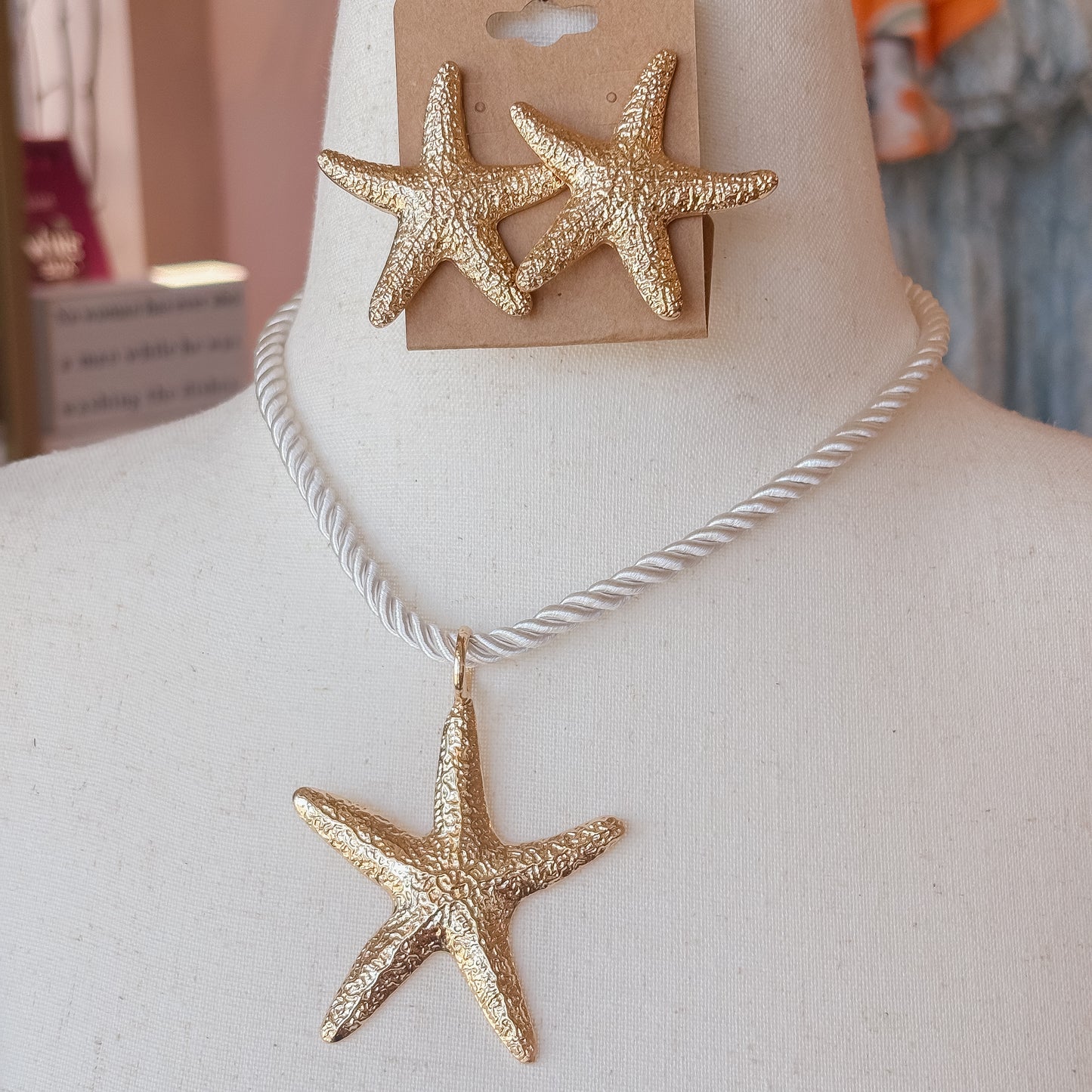 Starfish Rope Necklace