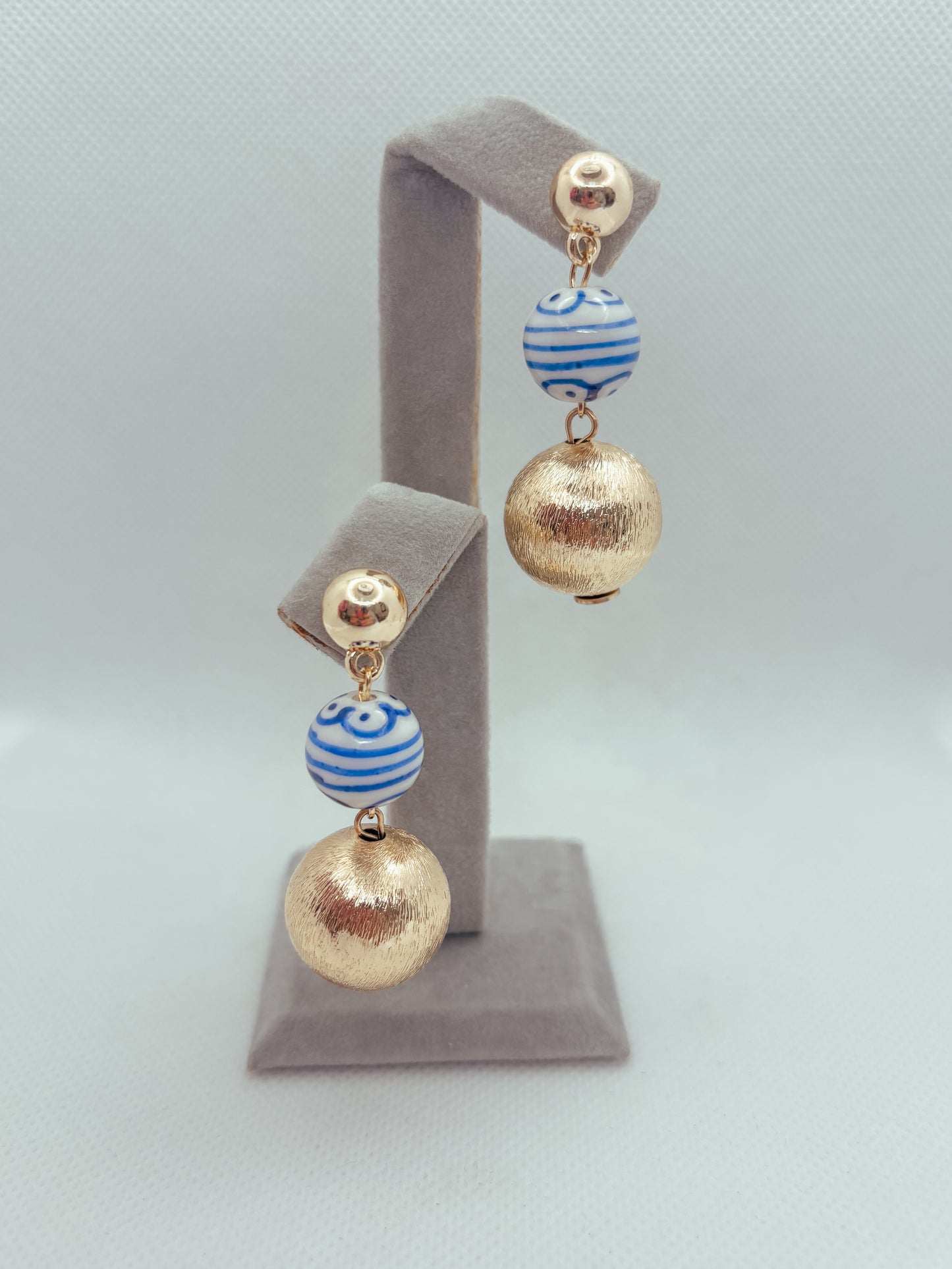 Chinoiserie Ball Earrings