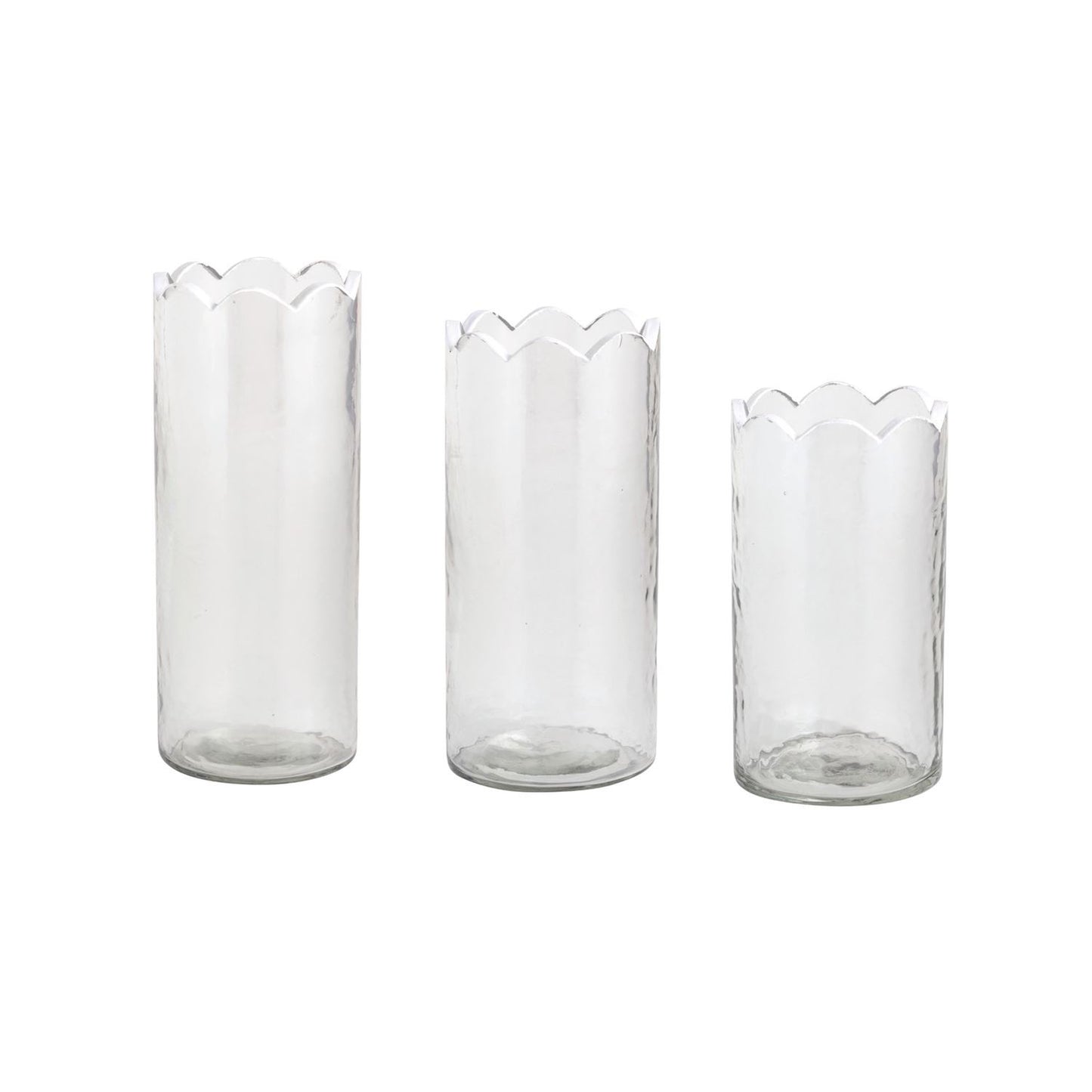 Scalloped Bud Vases