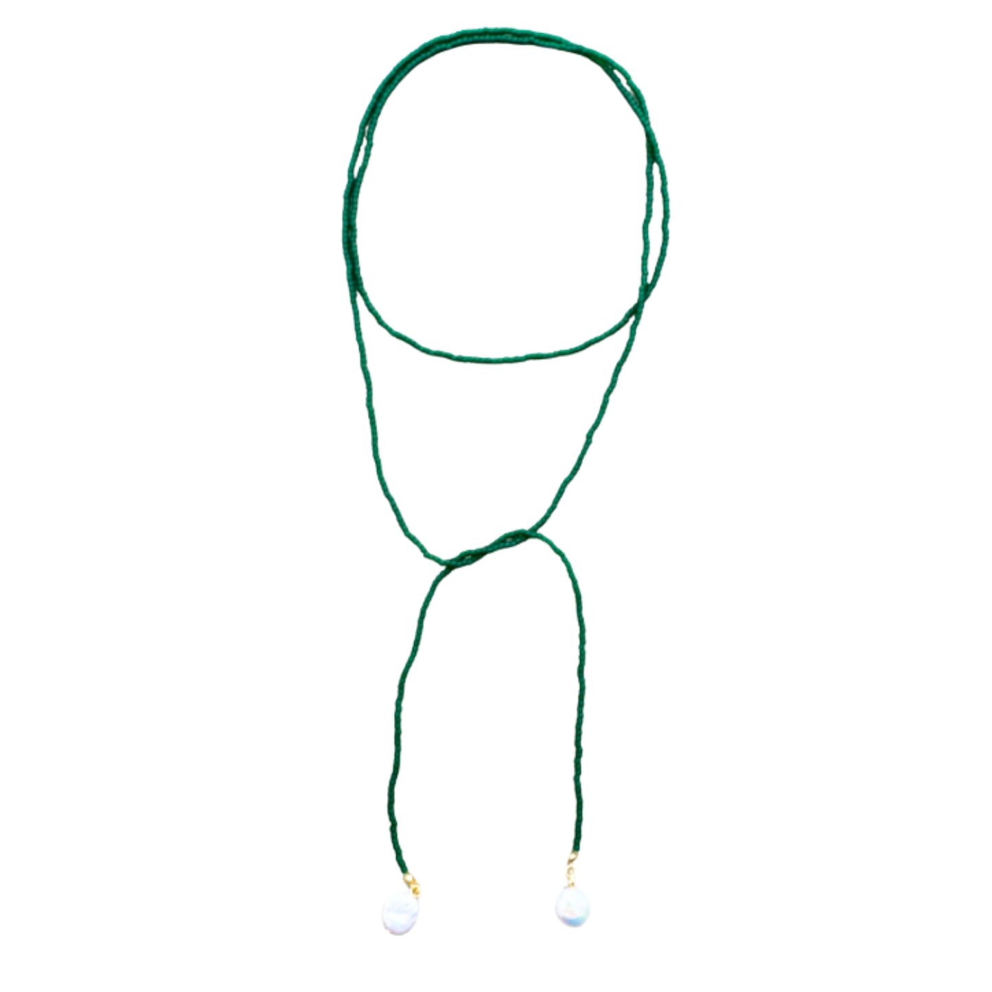Kelly Green Wrap Necklace
