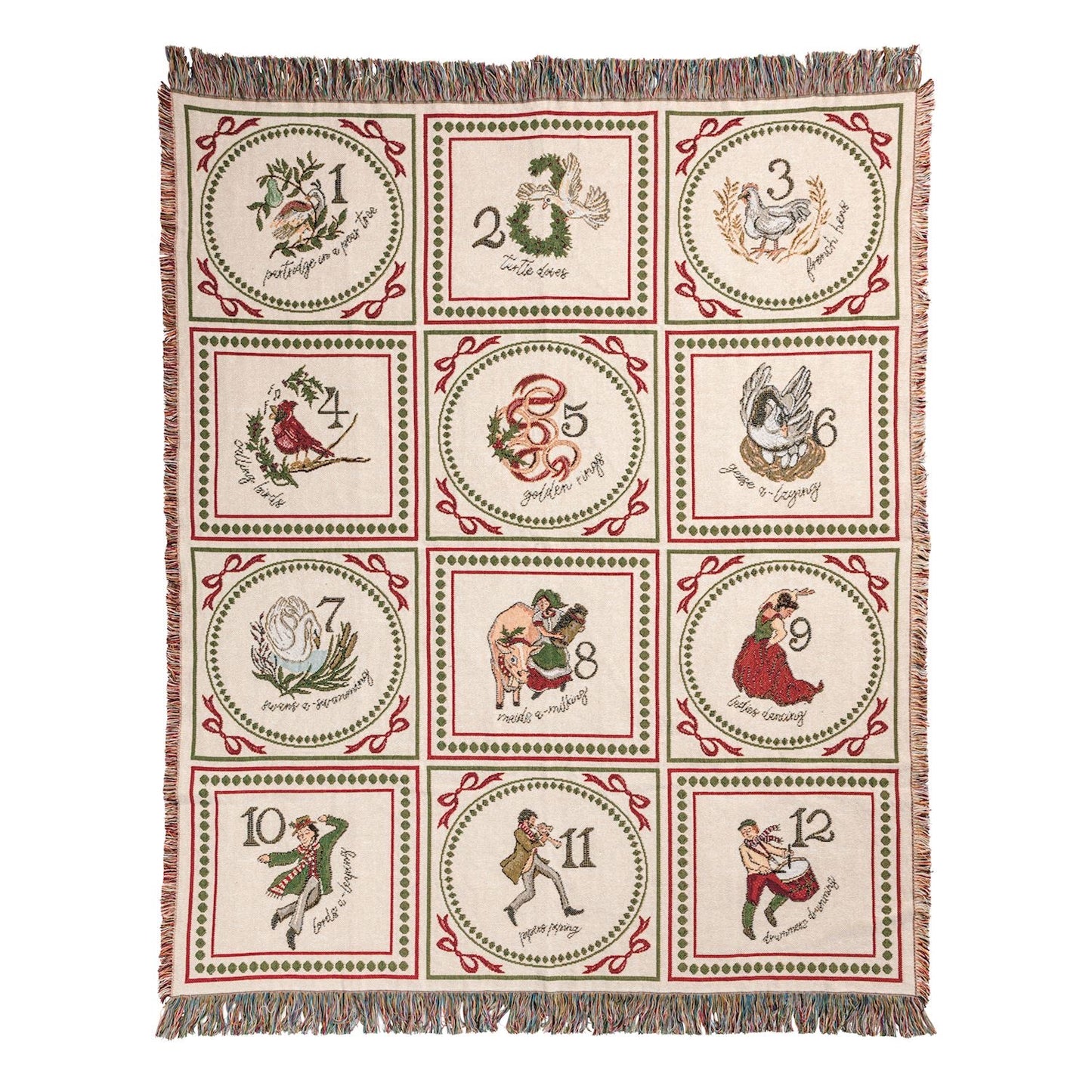 12 Days of Christmas Blanket