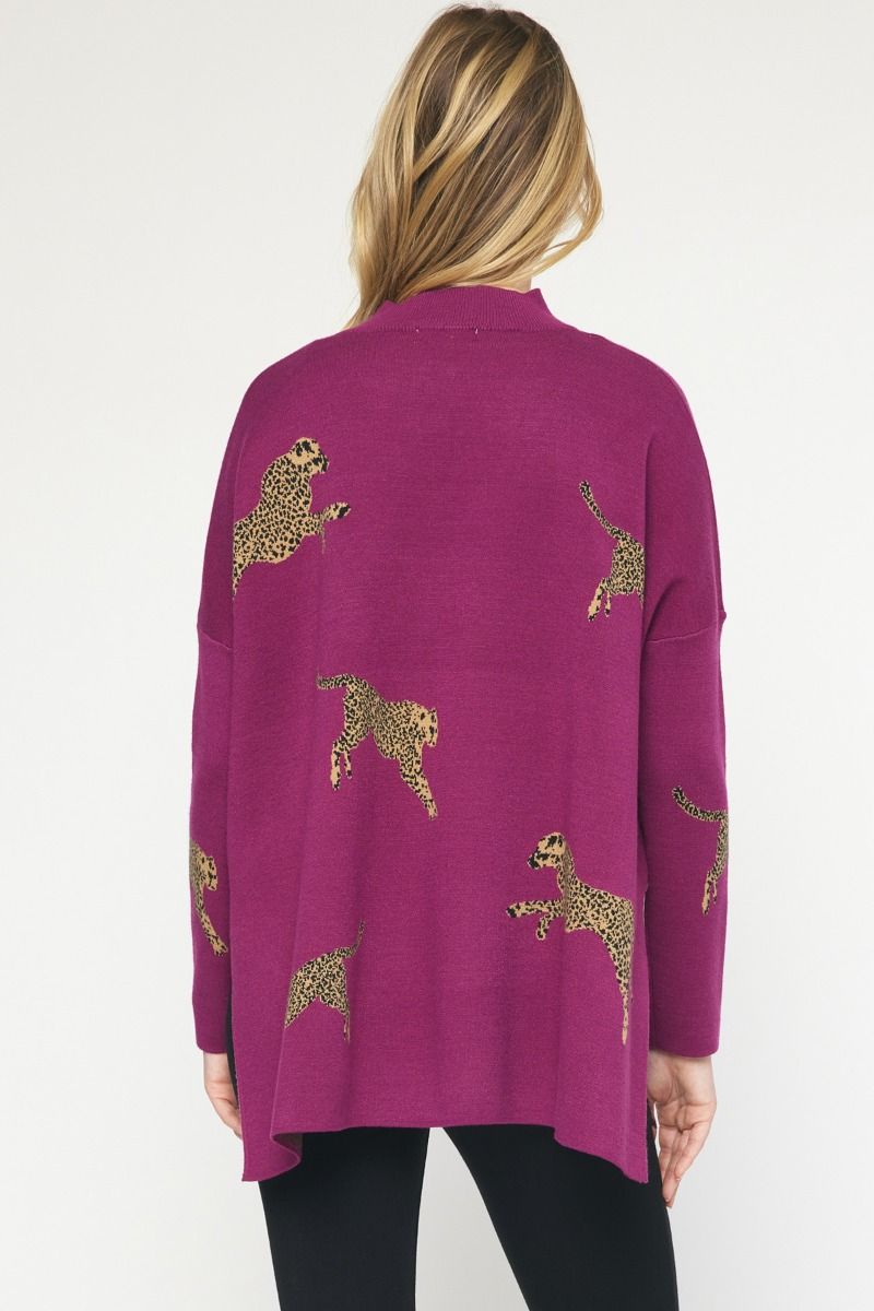 Lina Mock Neck Sweater