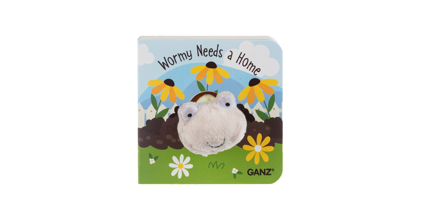 Wormy Needs a Home — Finger Puppet Book
