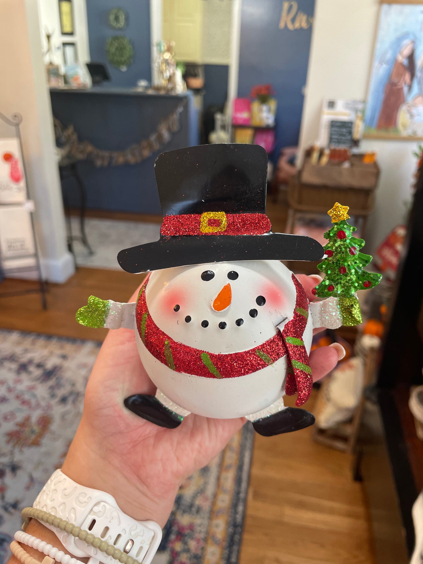 Snowman Ball Ornament