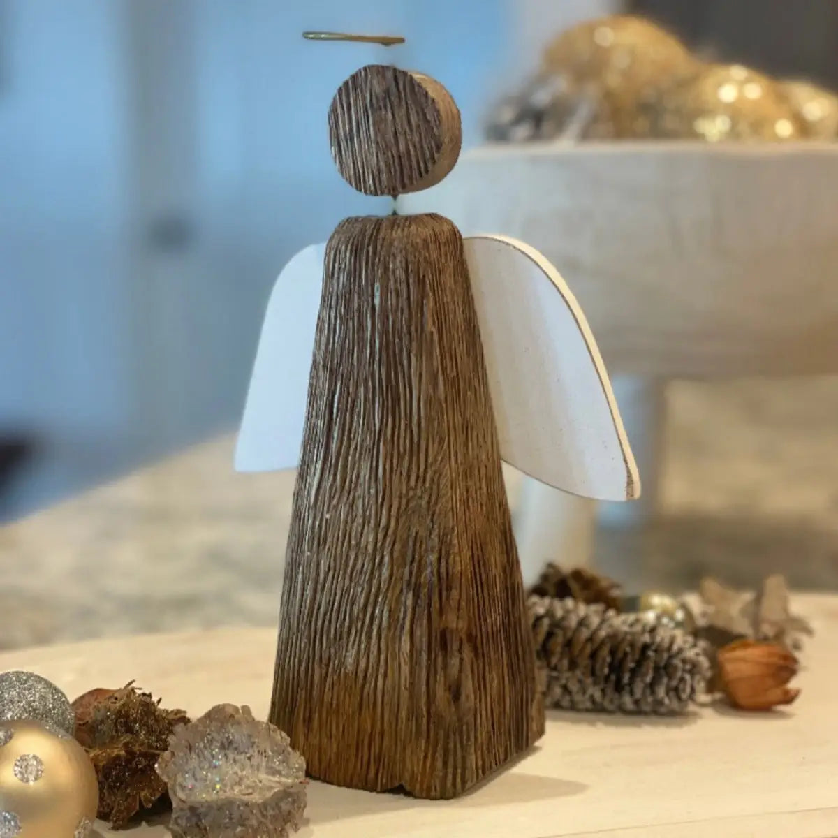 Grooved Driftwood Angel