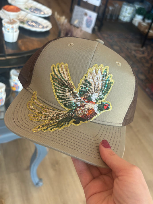 Sequin Bird Hats