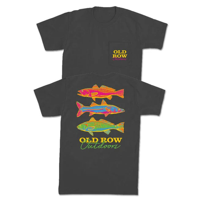 Old Row — Outdoors Neon Fish Tee