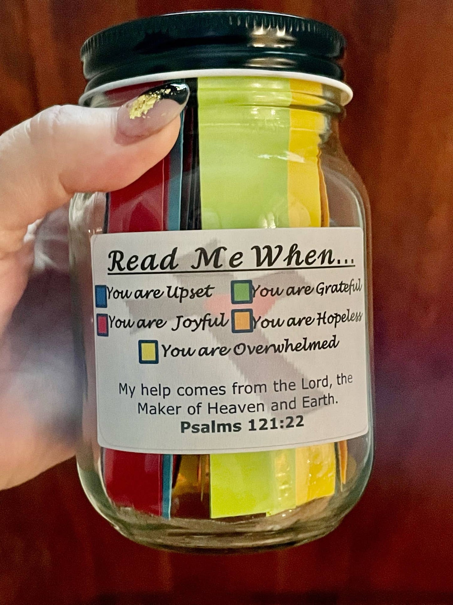 Read Me When — Bible Verses in Jar