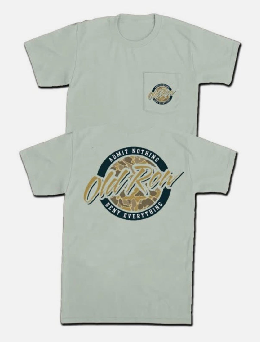 Old Row — 80’s Camo Logo Tee