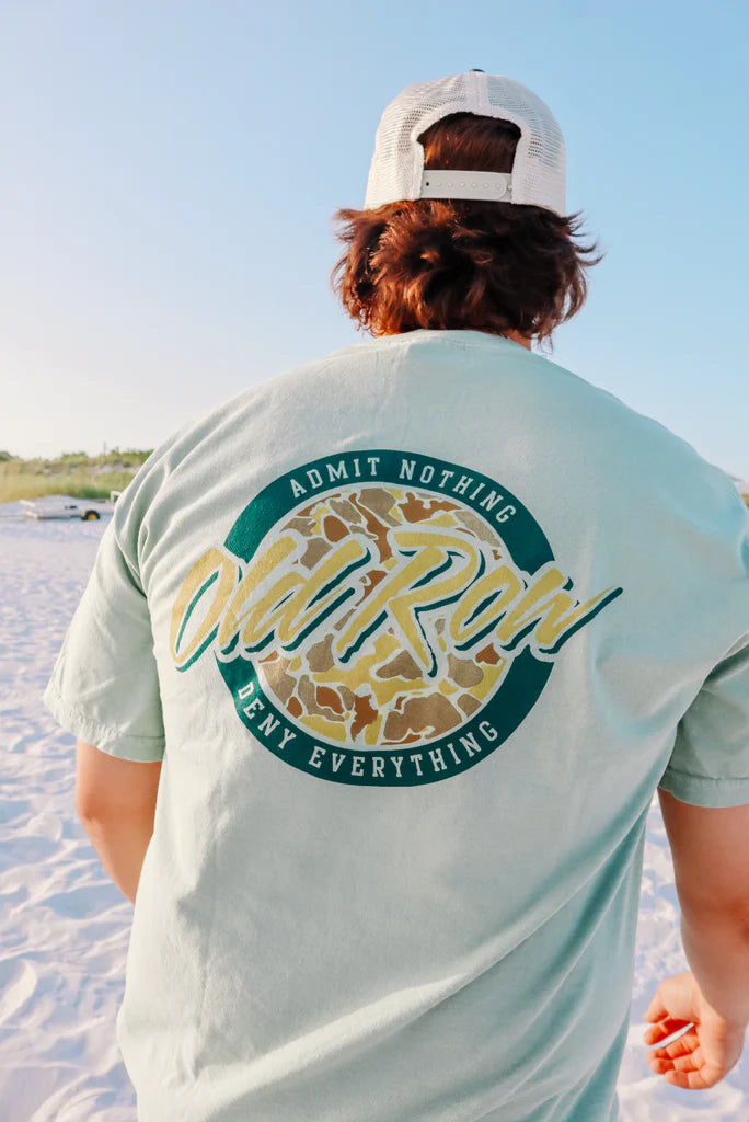 Old Row — 80’s Camo Logo Tee