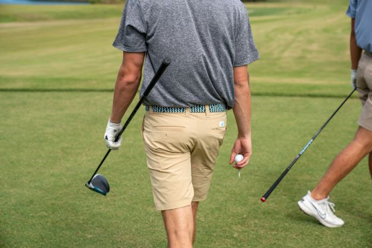 The La Jolla Two Toned Woven Stretch Belt