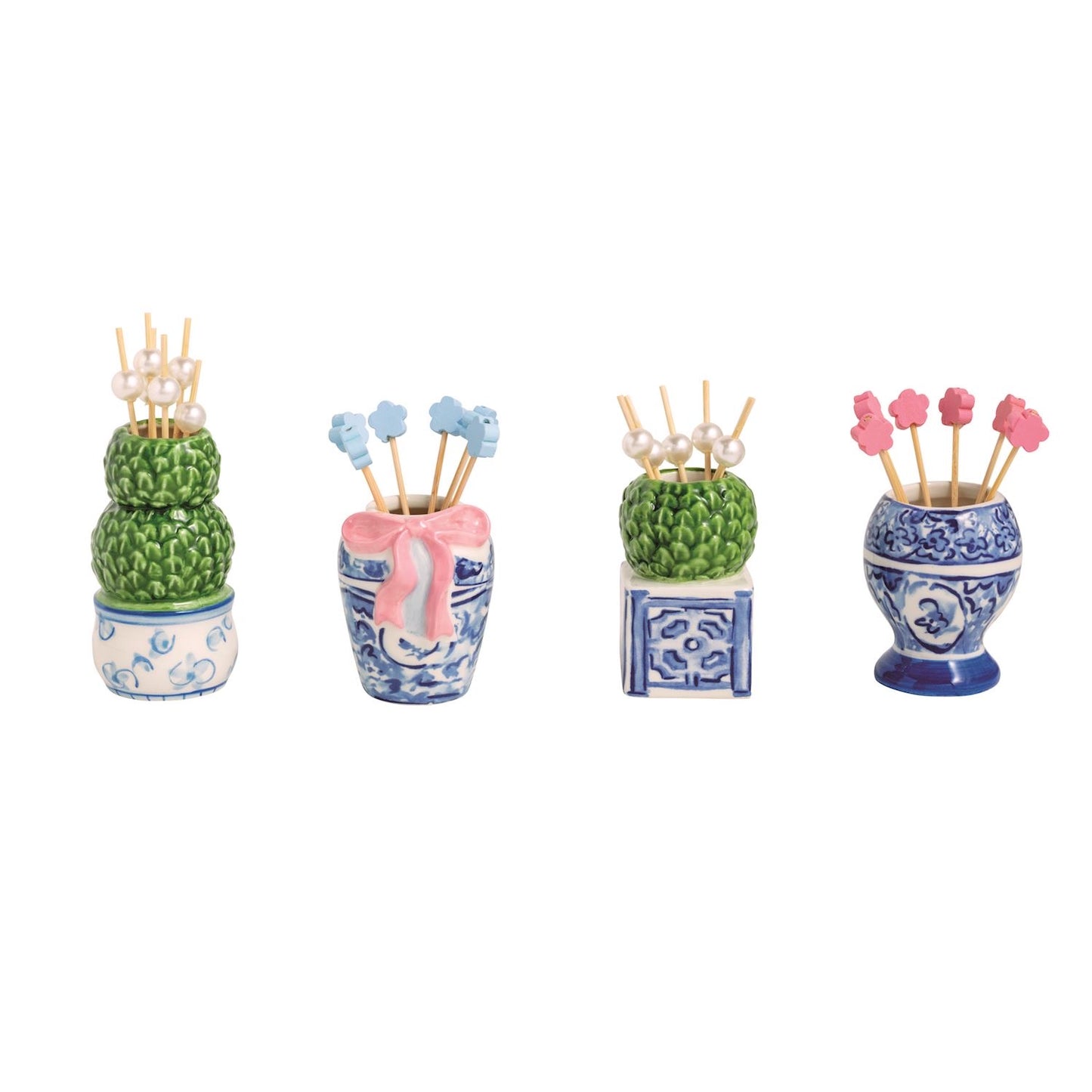 Chinoiserie Toothpick Holders