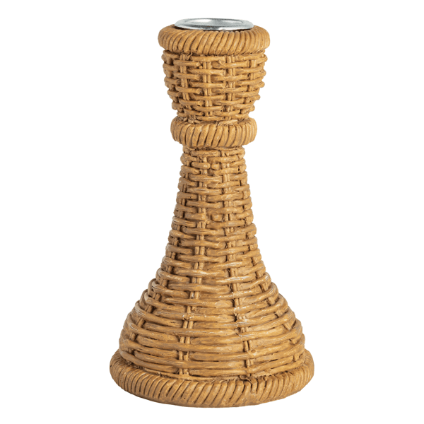 Woven Tapered Candle Holders