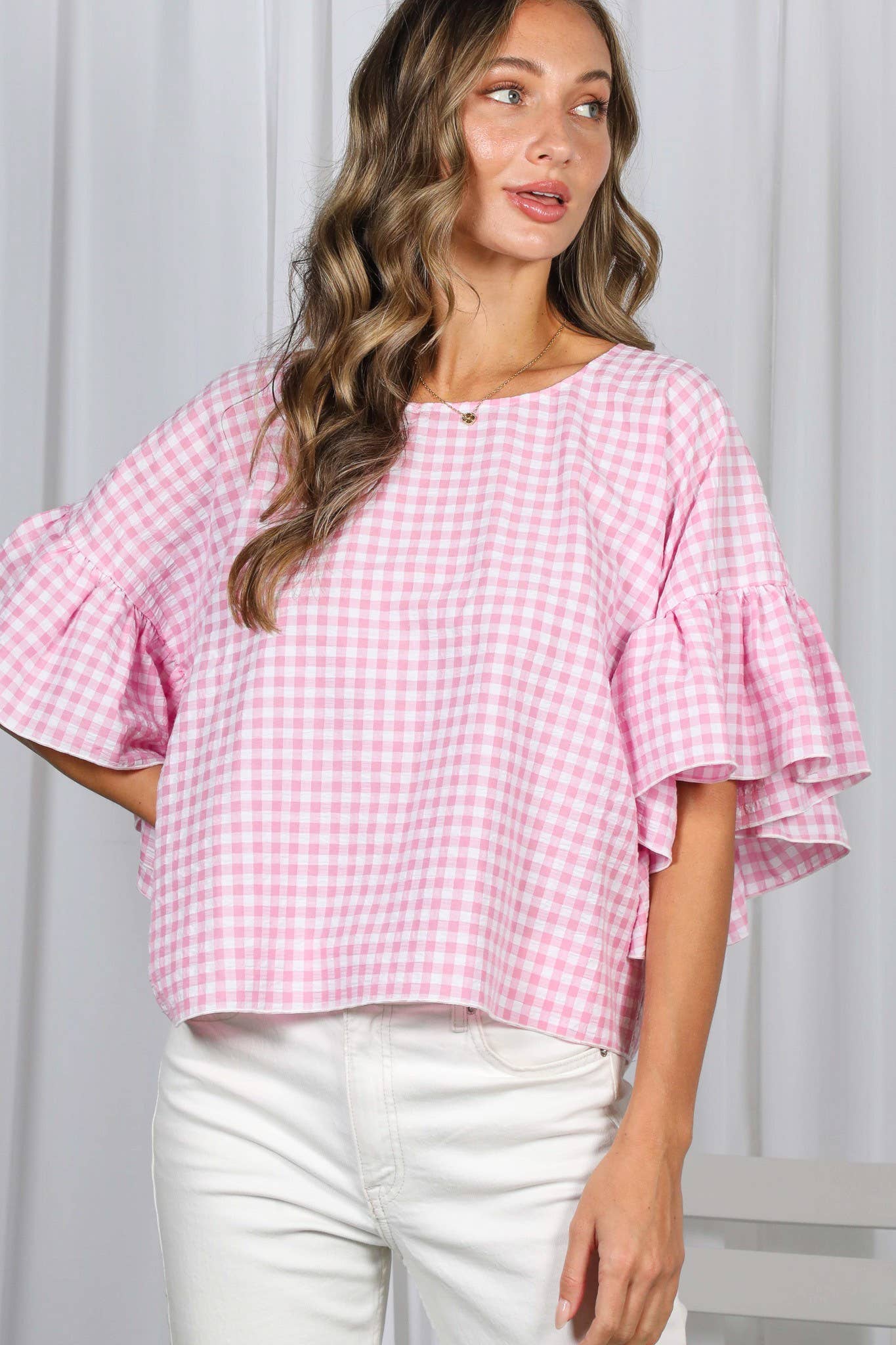Pretty in Gingham Top