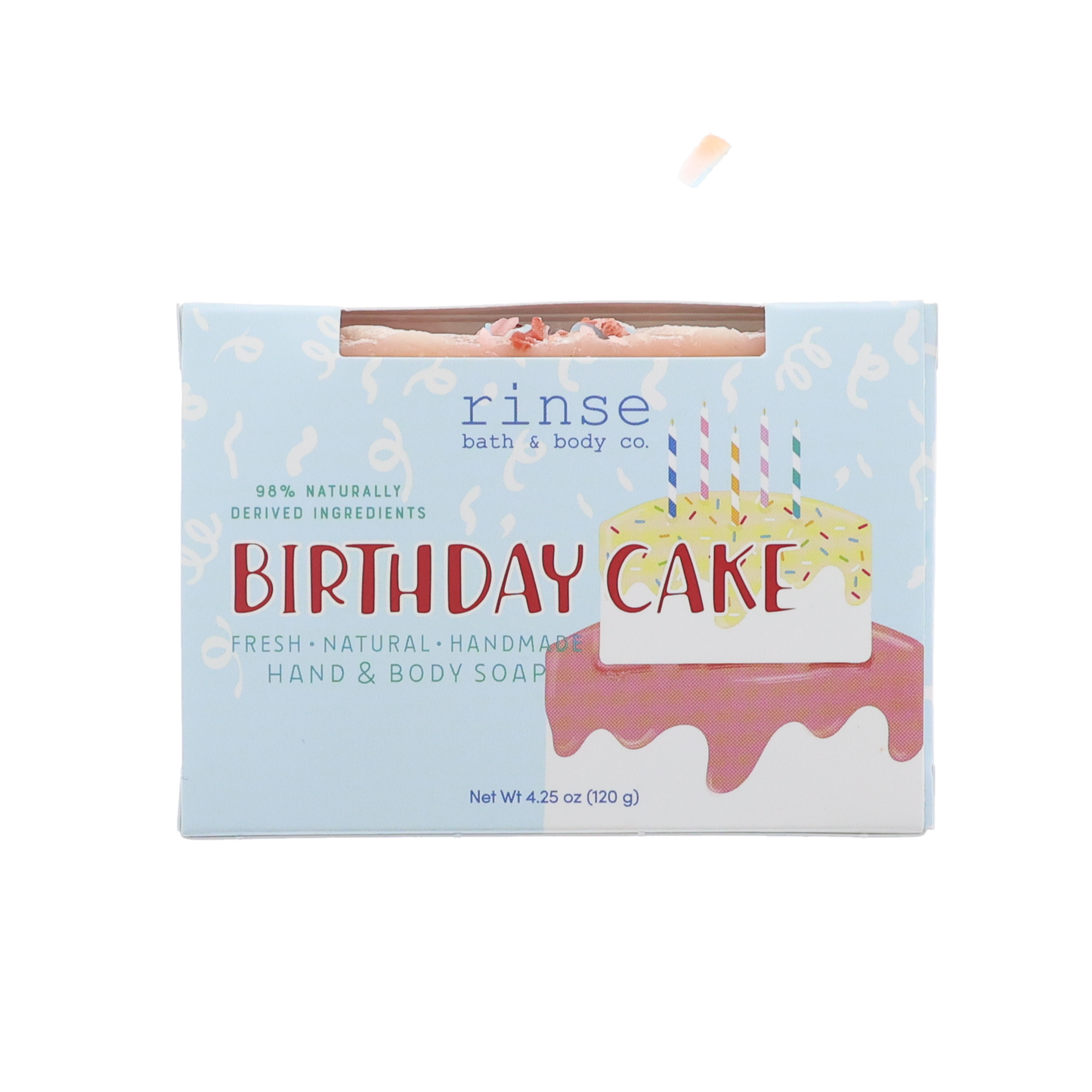 Birthday Cake Bar Soap | Vanilla Confetti Cake | Natural