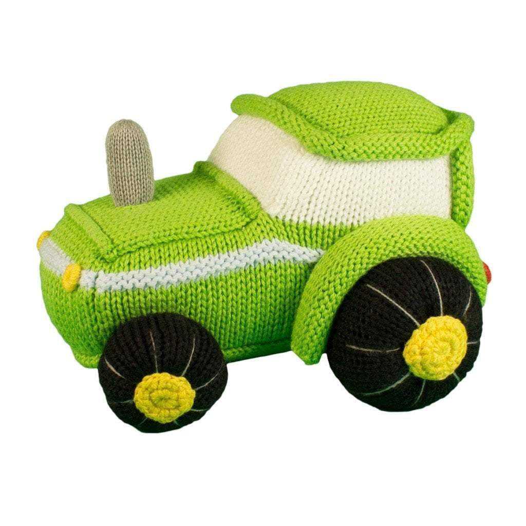 Tobey the Tractor Knit Doll