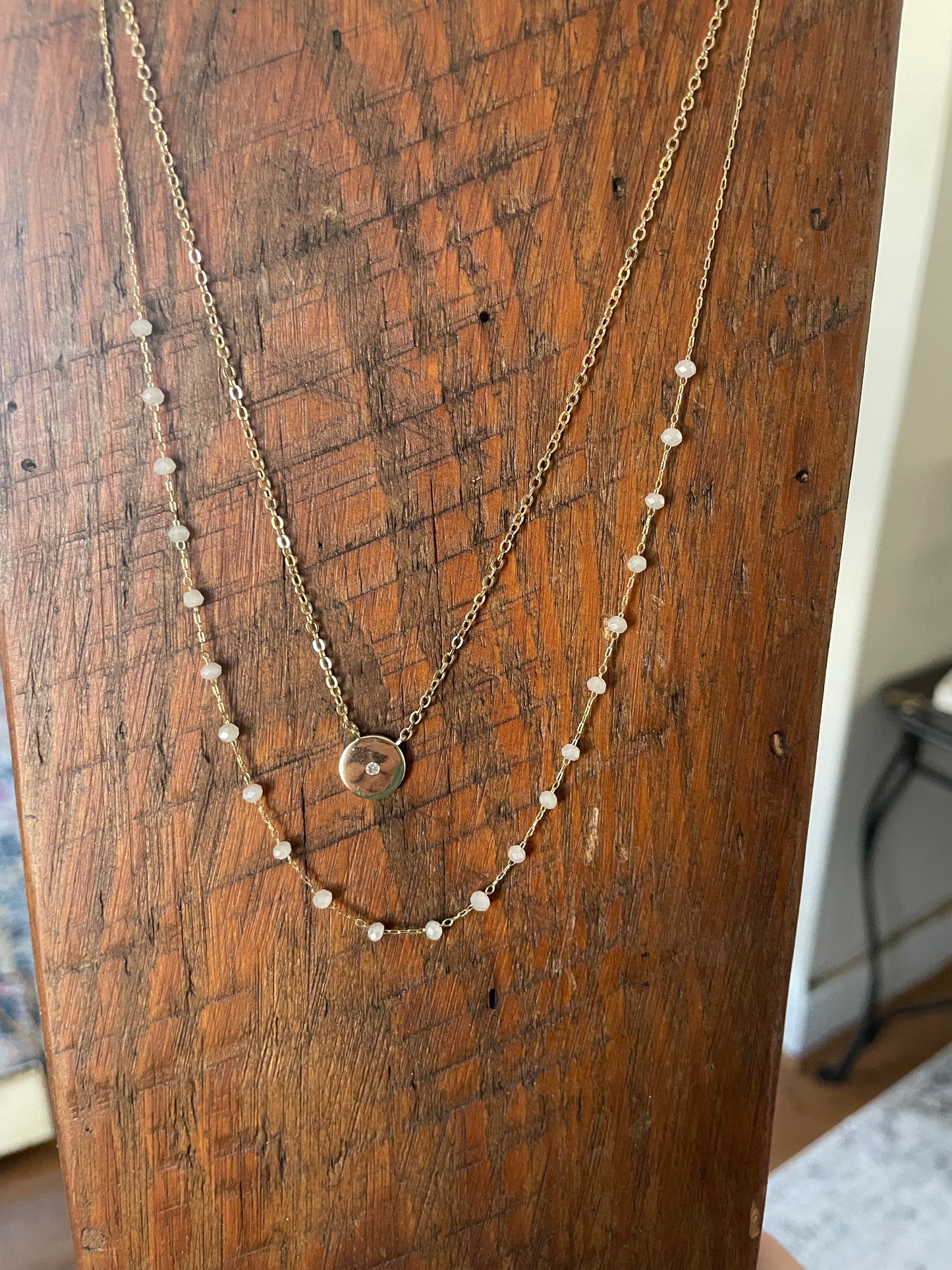 Layered Crystal Necklace