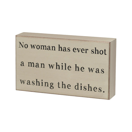 Washing Dishes Sign