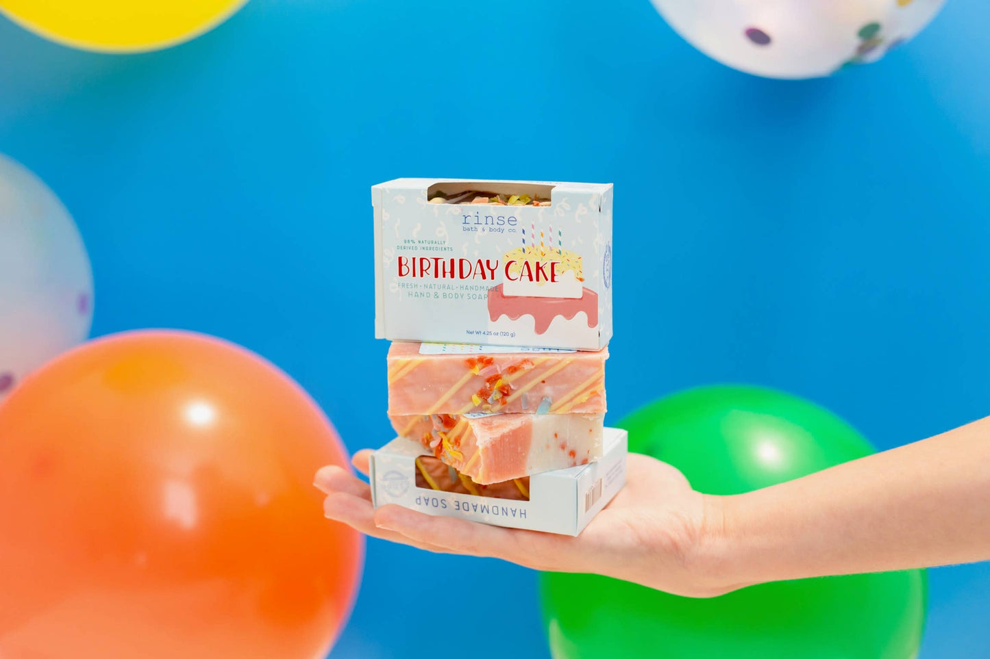Birthday Cake Bar Soap | Vanilla Confetti Cake | Natural