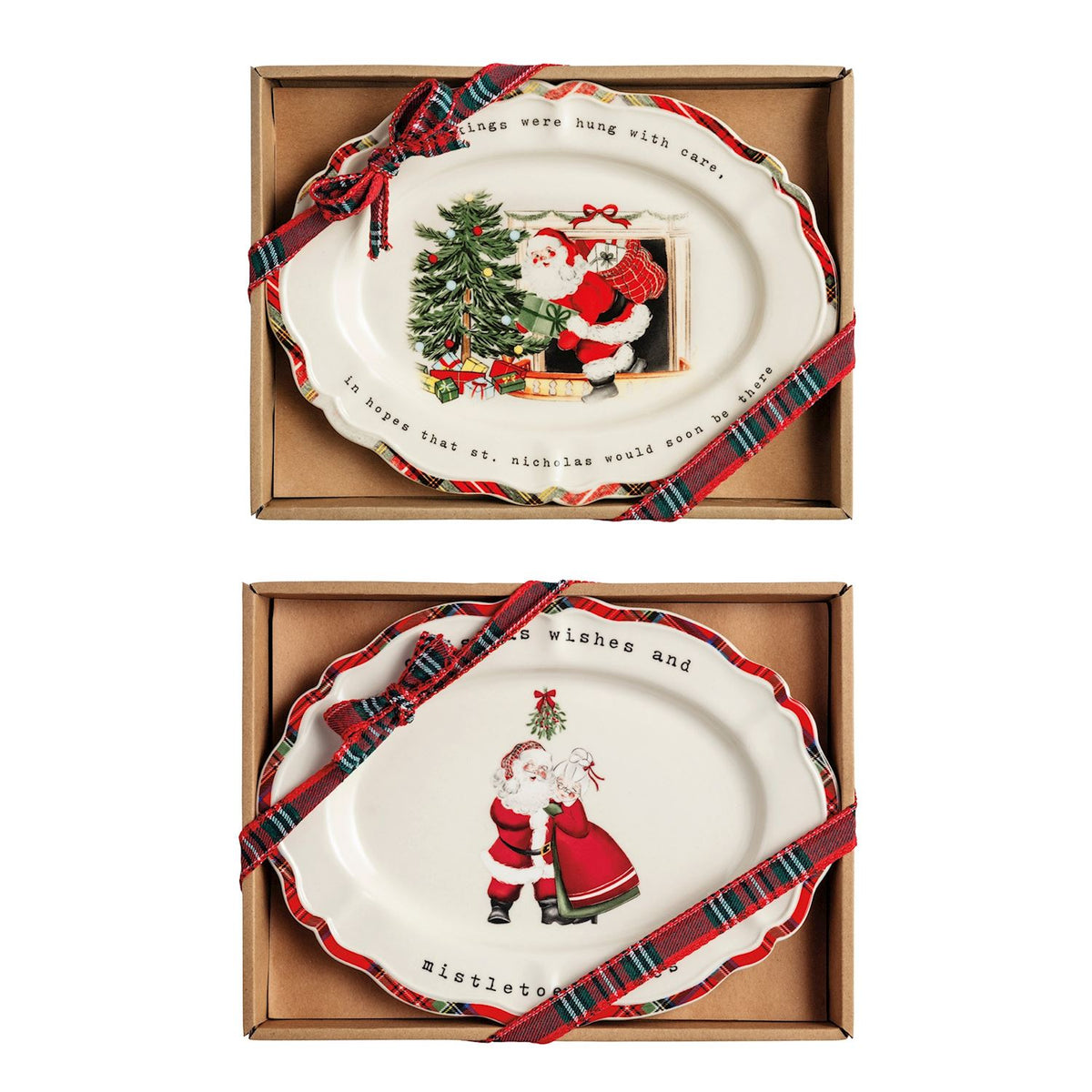 Holiday Sentiment Plates