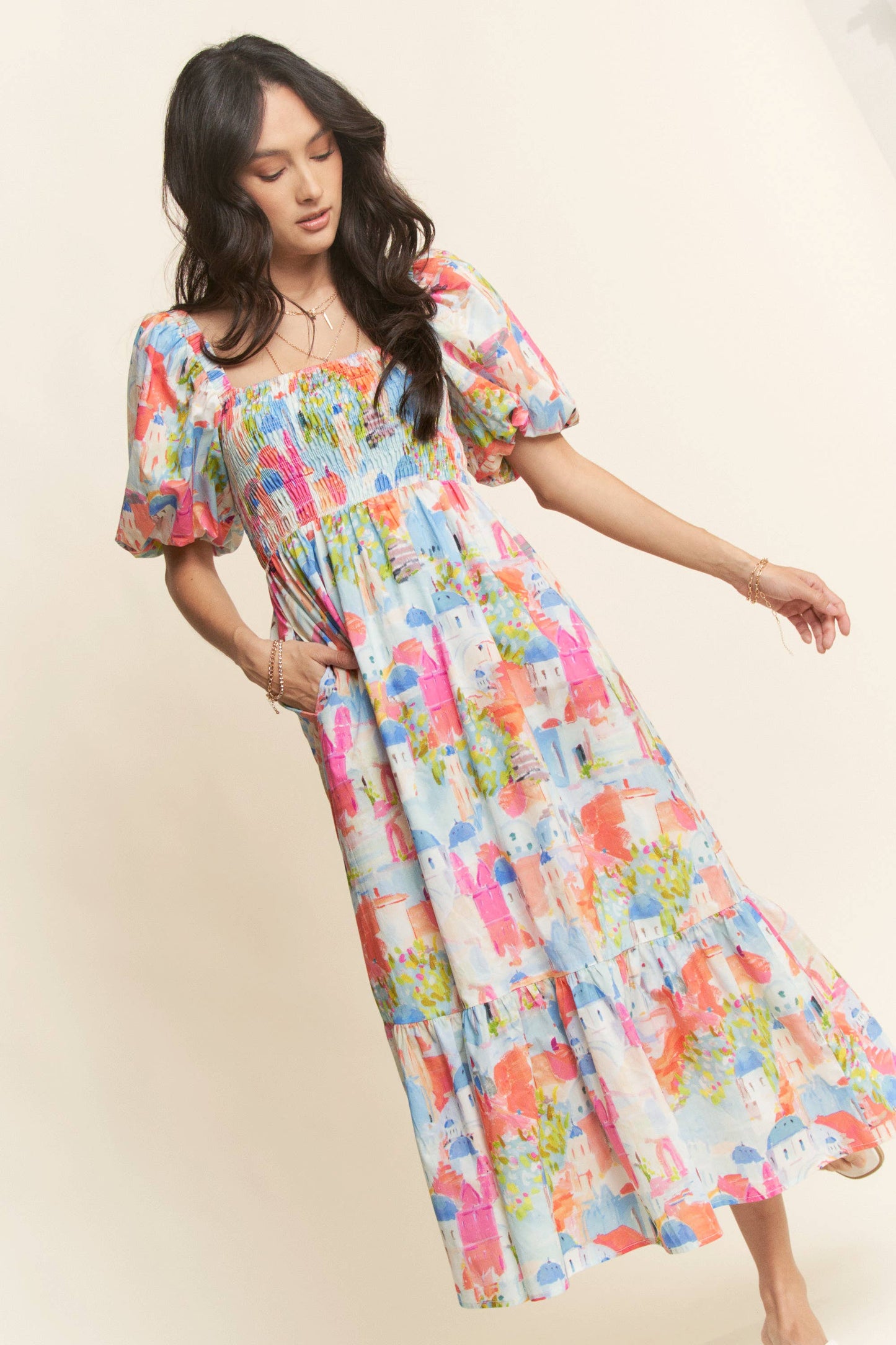 Mia Smocked Dress