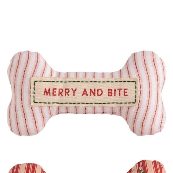 Embroidered Dog Bone Toys