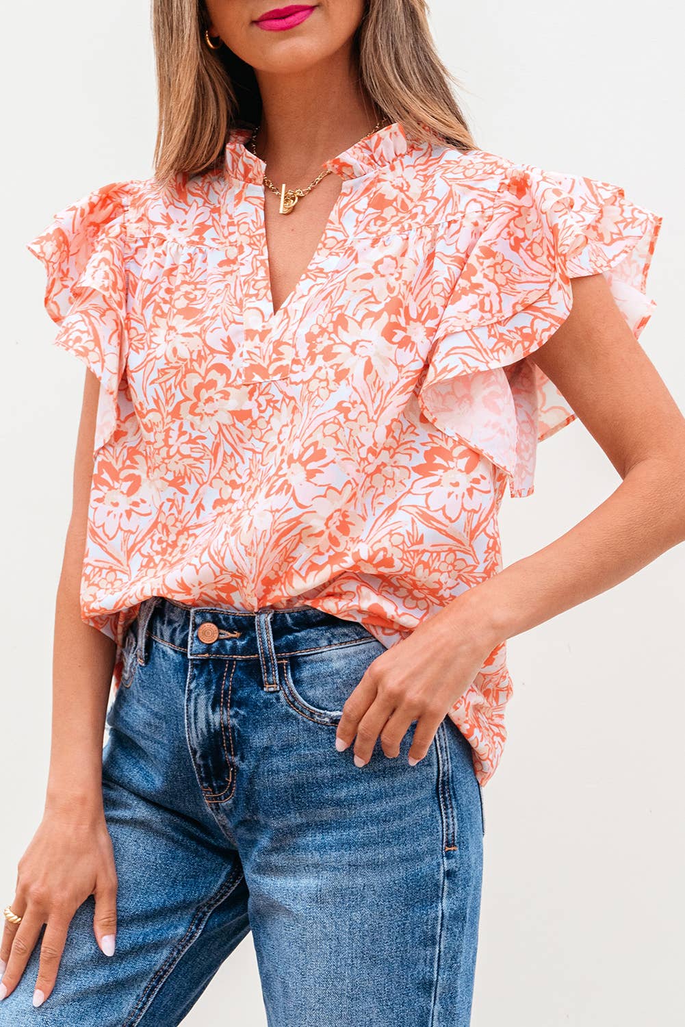 Cecilia Flutter Blouse