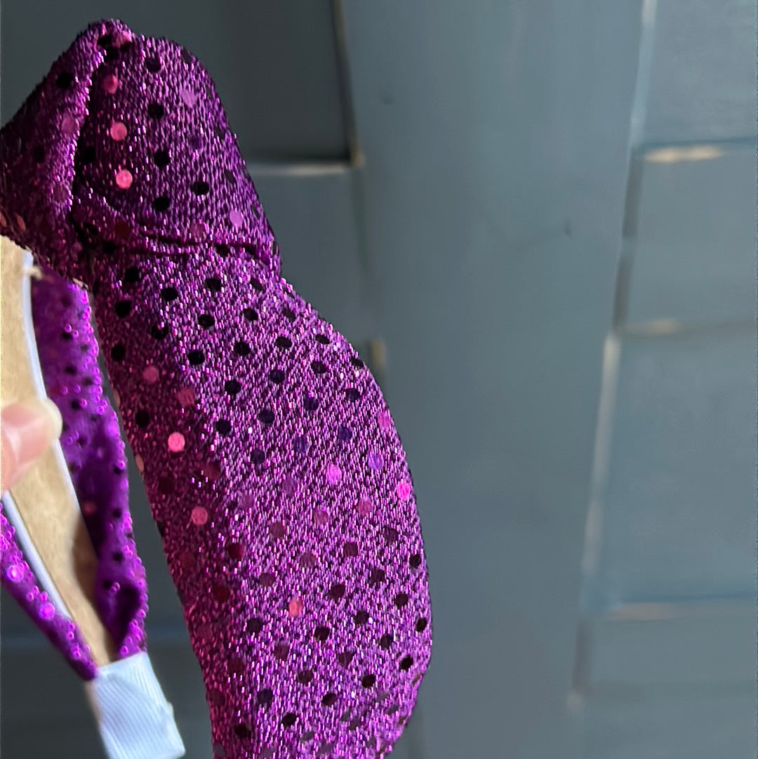 Purple Sequin Headband