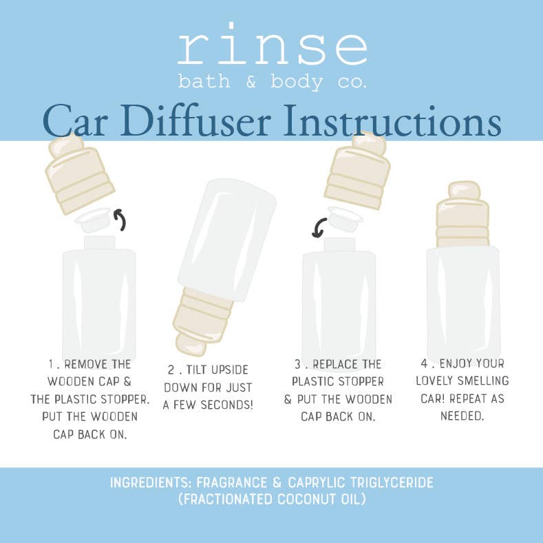 Car Diffuser | Flannel | Natural Masculine Scent
