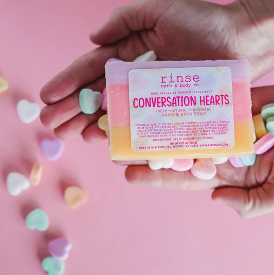 Conversation Heart Soap