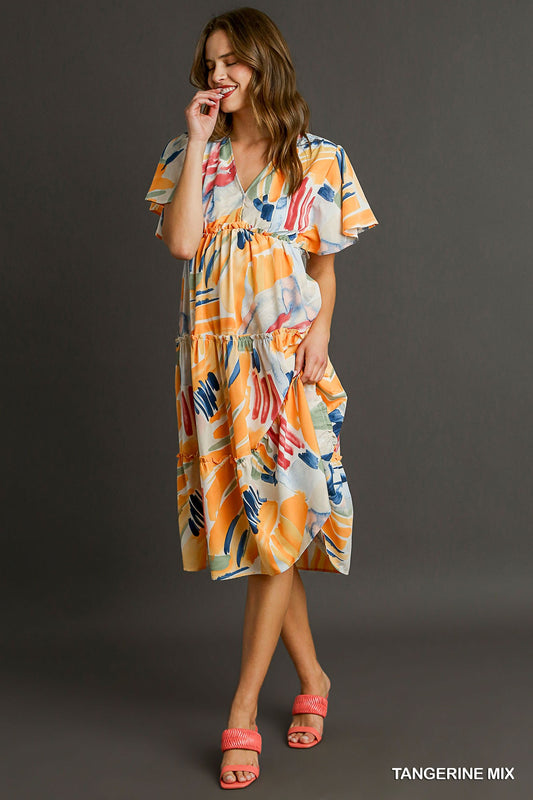 Spritz Midi Dress