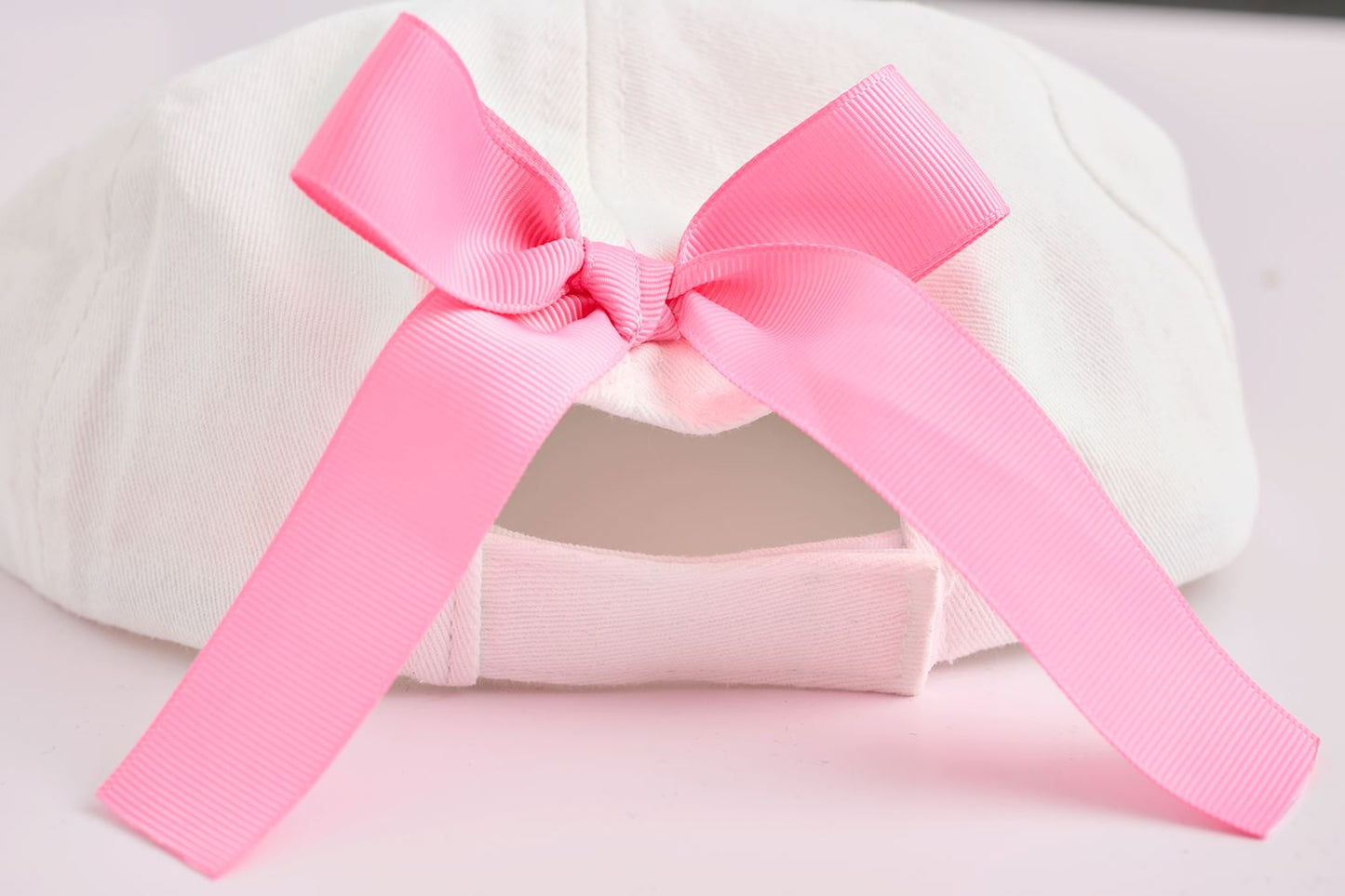 Embroidered Bow Cap