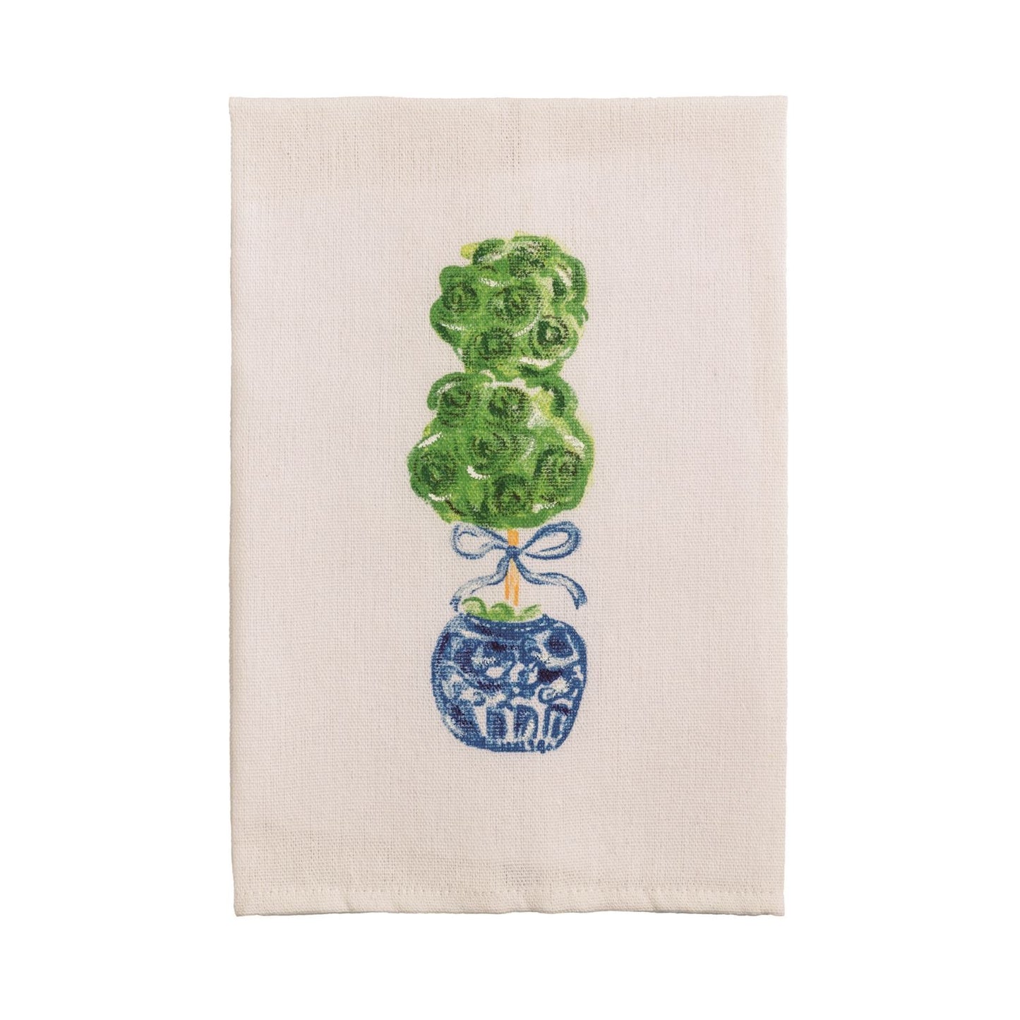 Topiary Painted Towels
