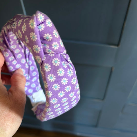 Purple Daisy Headband