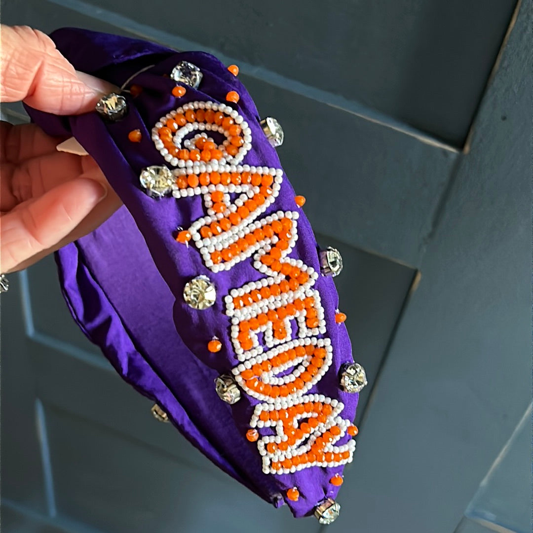 Game day purple headband