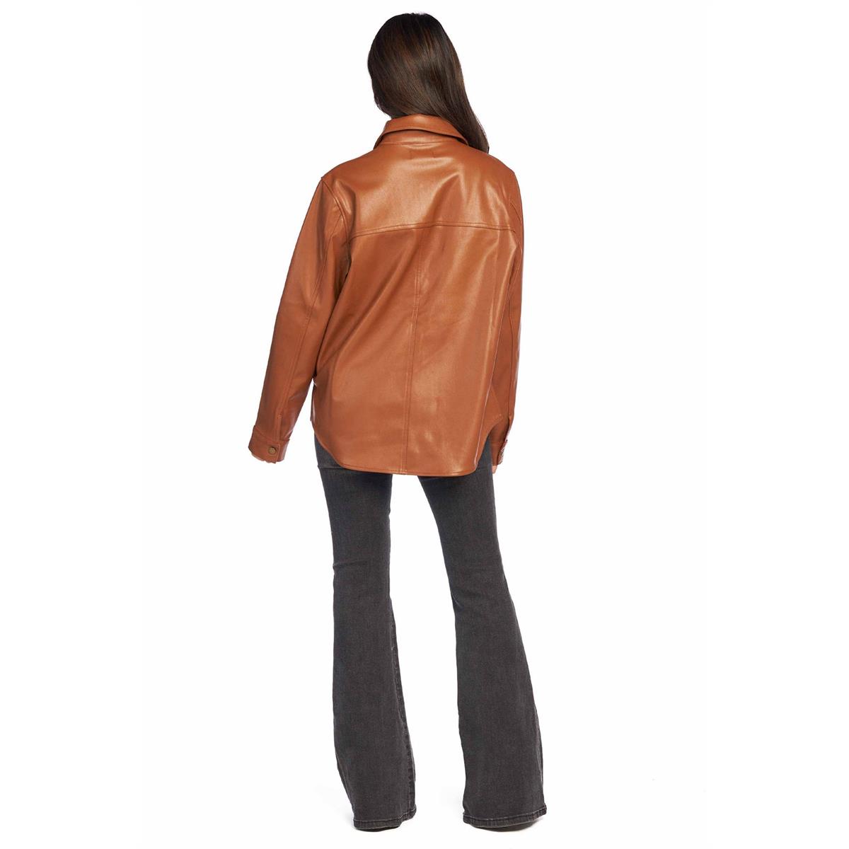 Salem Leather Shacket