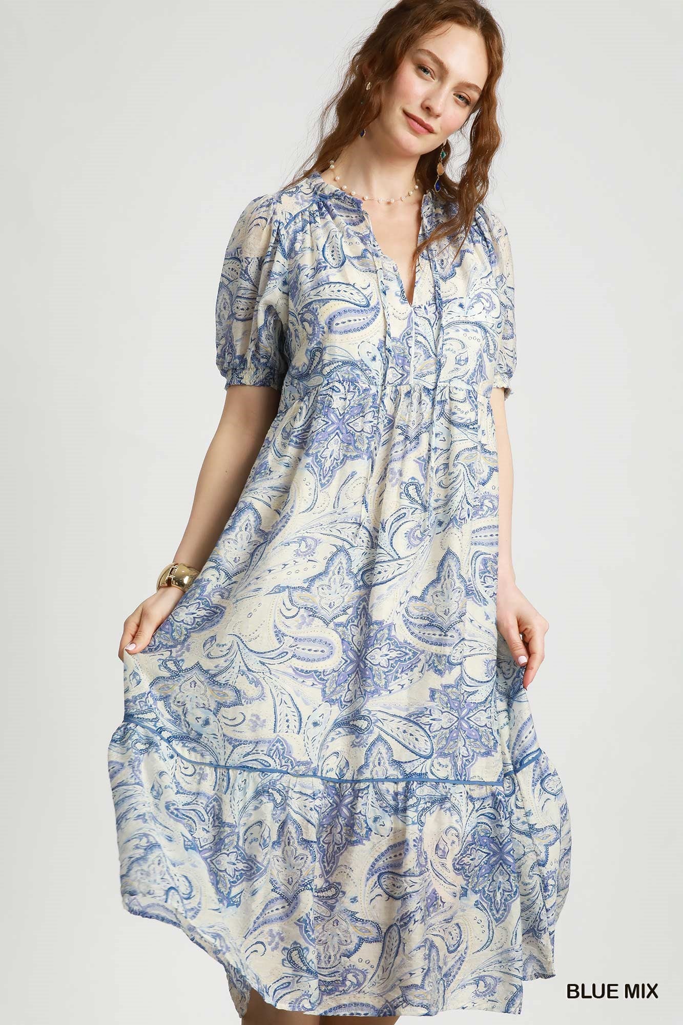 Paisley Midi Dress