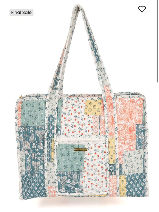 Multi Quilted Tote