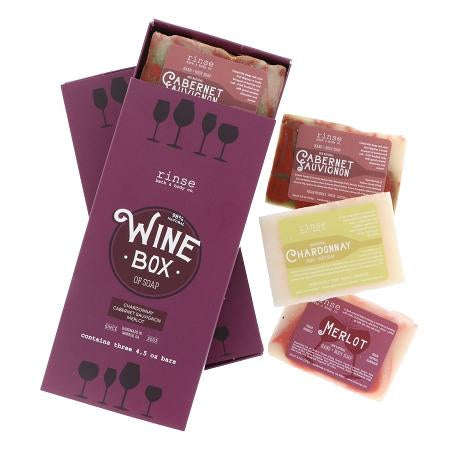 Wine Box Soap Set