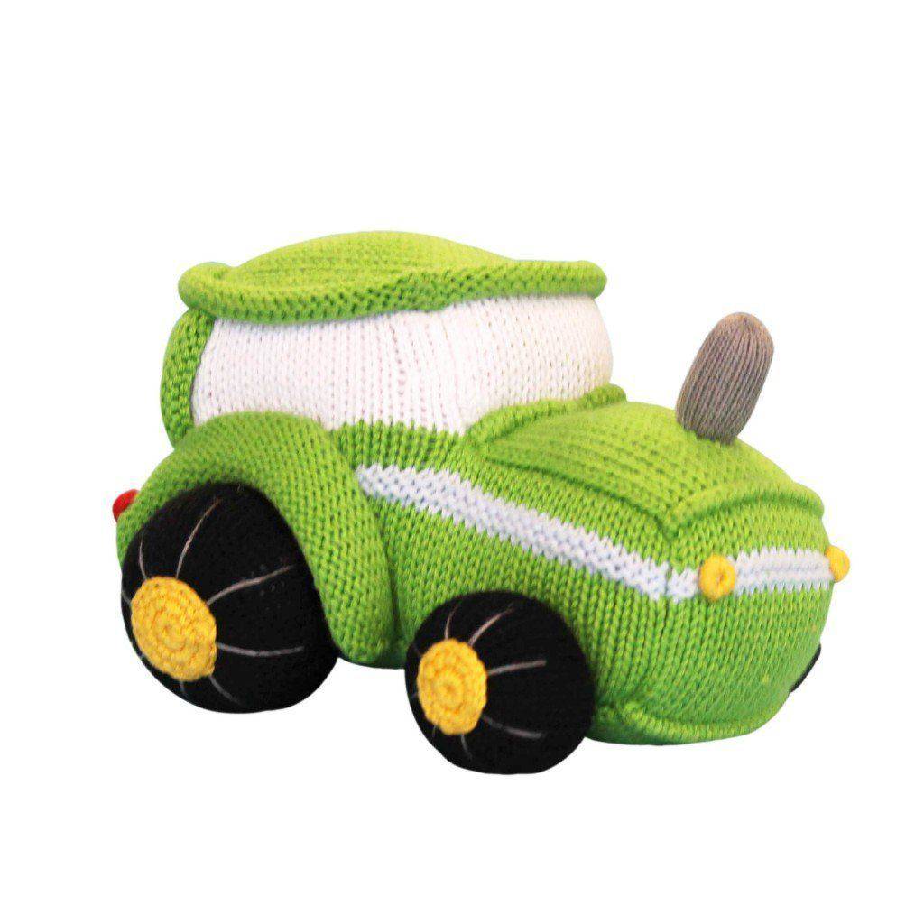 Tobey the Tractor Knit Doll