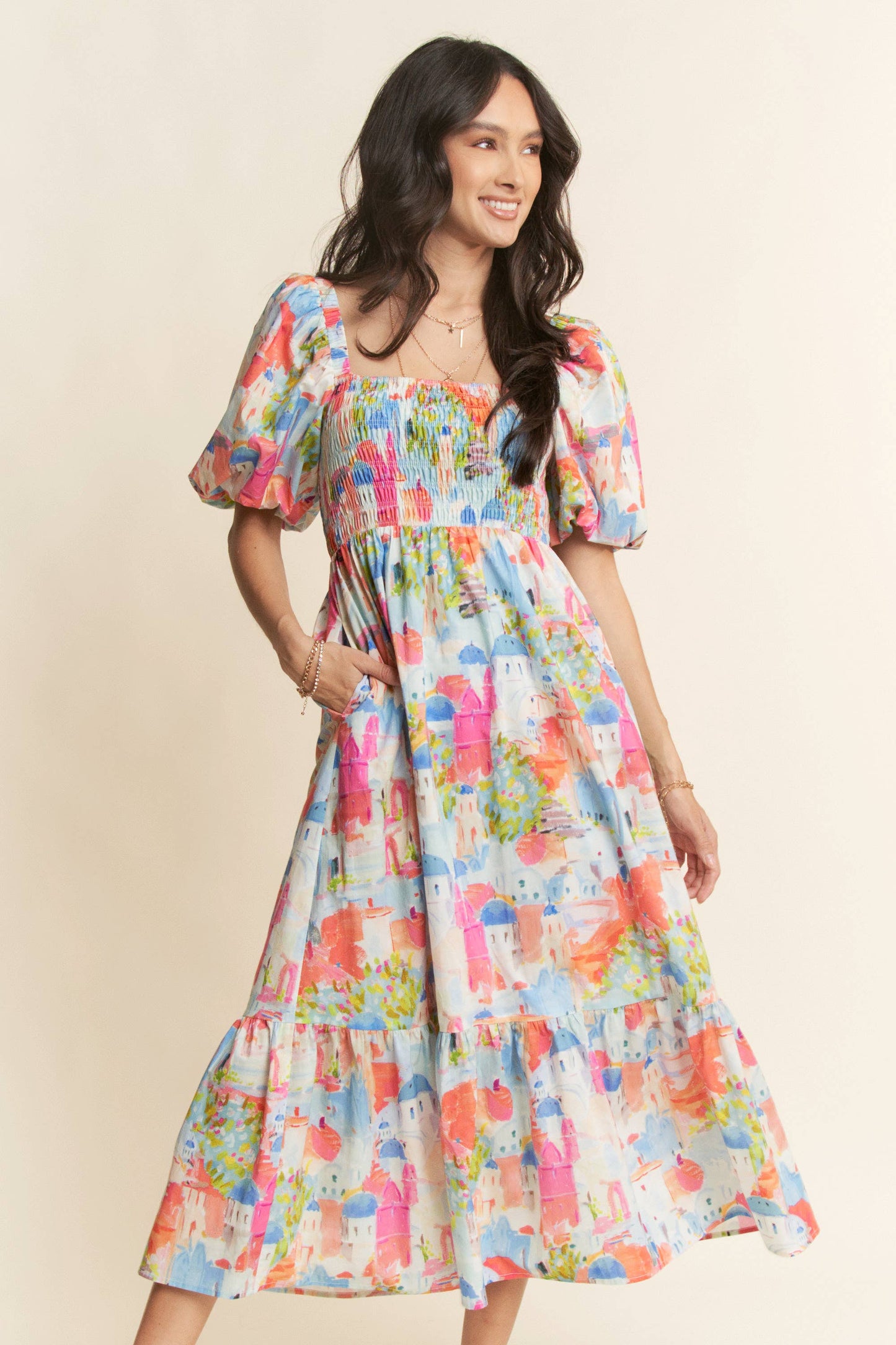 Mia Smocked Dress