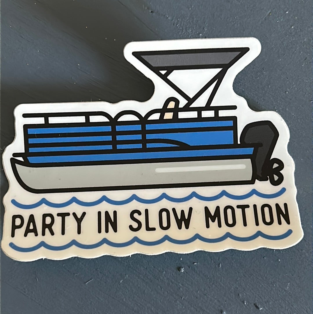 Pontoon Sticker