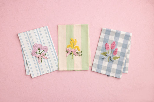 Flora Embroidered Towels