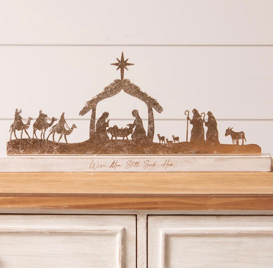 Nativity Scene Silhouette