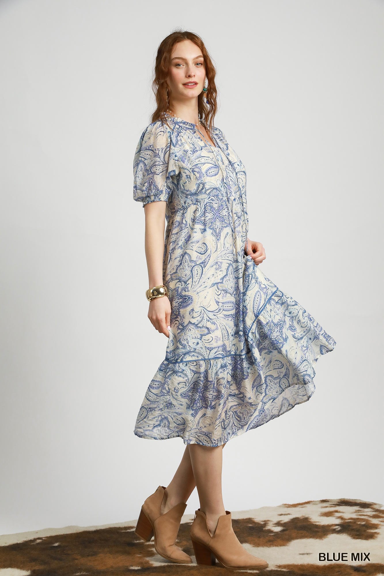 Paisley Midi Dress