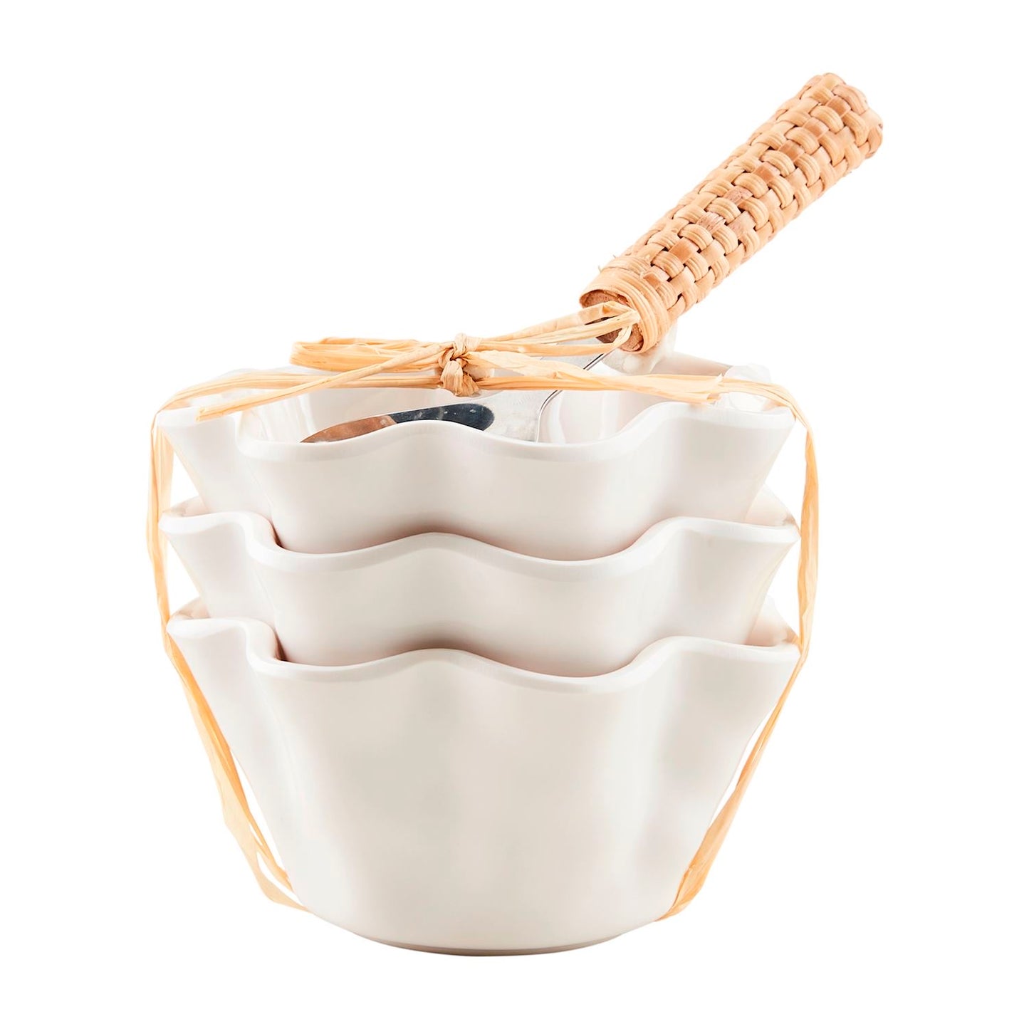 Ruffled Melamine Tid Bit Bowls