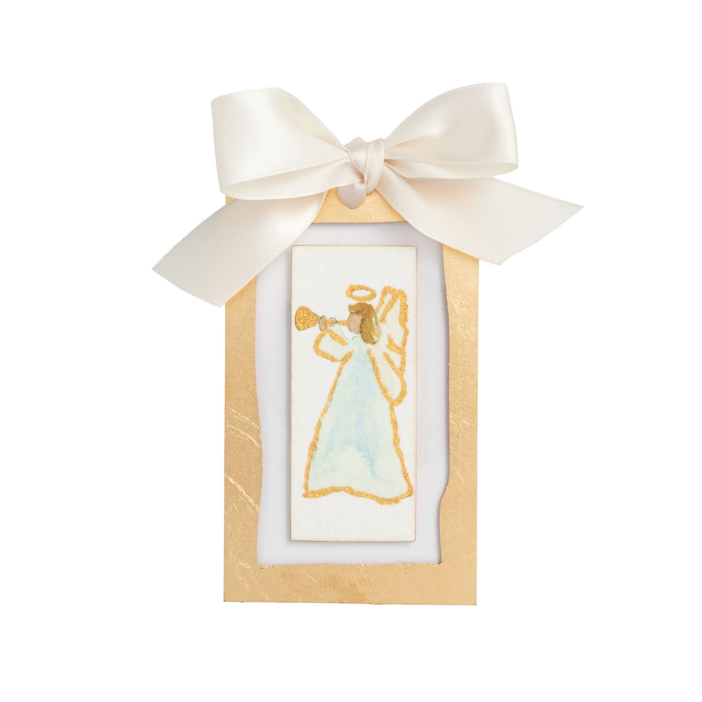 Gold Painted Acrylic Ornaments