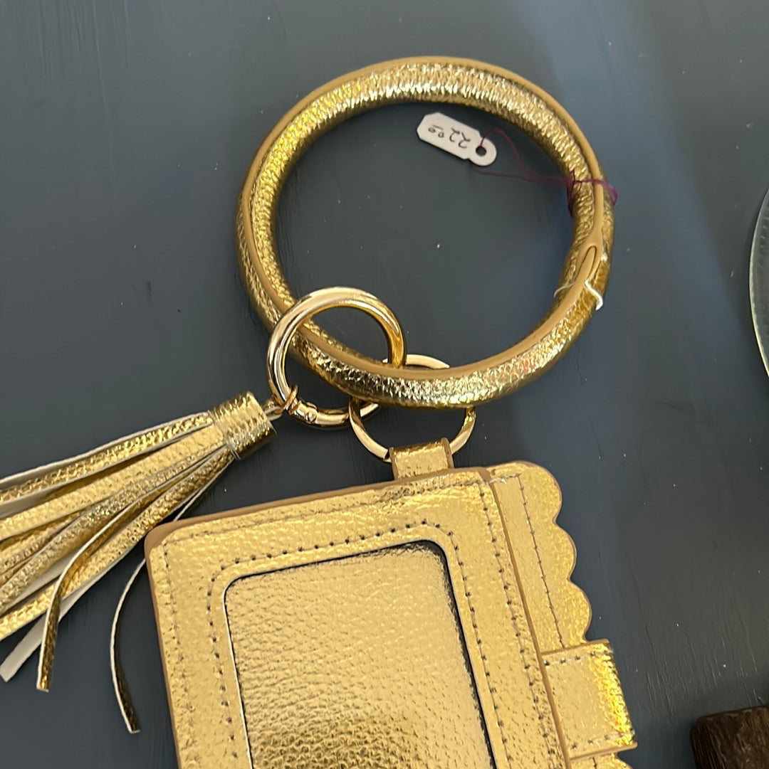 Gold Wristlet